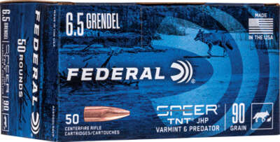Federal 6.5mm Grendel 90 gr 50rd