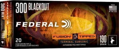 Federal Fusion .300 AAC Blackout 190 GR 20rd