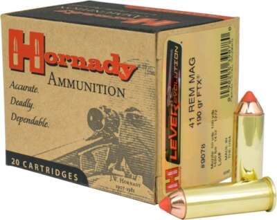 Hornady LEVERevolution .41 Remington Magnum 190gr FTX 20rd
