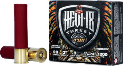 Hevi-Shot Heavy 18 Tss 28Ga - 3" 1-1/4oz #9 5rd 10Bx/Cs