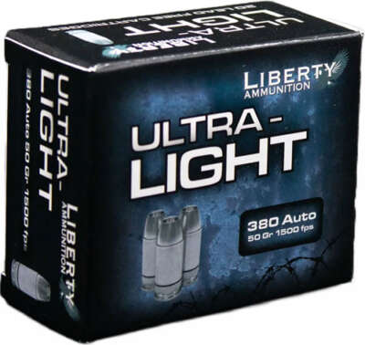 Liberty Ultra Light 380 ACP - 50gr Copper HP 20rd 10Bx/Cs