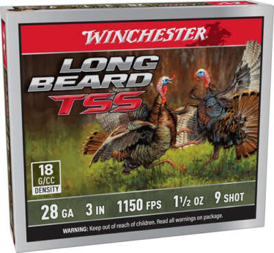 Winchester Long Beard TSS 28 Gauge 3" 1-1/2oz #9 Shotshells 5rd