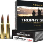 NOSLER TROPHY 6.5X55 MAUSER - 140GR ACCUBOND 20RD 10BX/CS