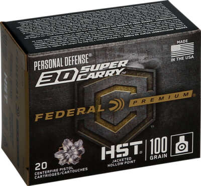 Federal Hydra-Shok .30 Super Carry 100 GR 20rd