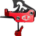 Elftmann Trigger Apex Pro AR - Pltfrms Curved 2.75-7Lbs Red
