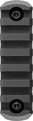 ARMASPEC PICATINNY RAIL COVERS - M-LOC 7 SLOT BLACK