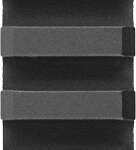 ARMASPEC PICATINNY RAIL COVERS - M-LOC 7 SLOT BLACK