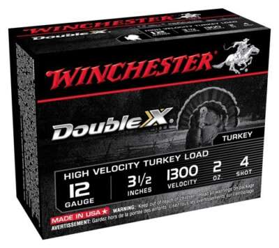 Winchester Double-X 12 Gauge 3.5" 2oz #4 Shotshells 10rd