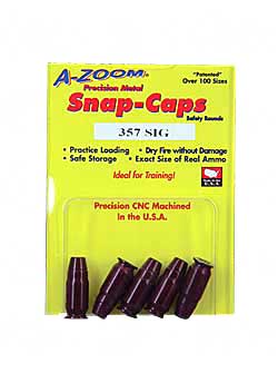 Azoom Snap Caps 357Sig 5/Pk