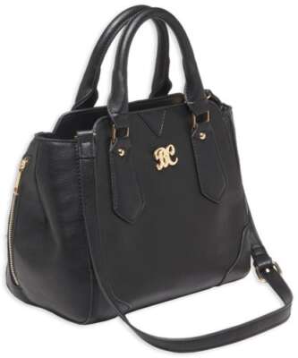 Bulldog Concealed Carry Purse - Satchel Black W/Black Trim
