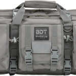 Bulldog 37" Single Tactical Cs - 3 Large Accessory Pockets Grey