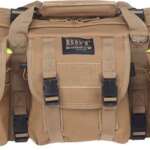 Bulldog 43" Single Tactical Cs - 3 Large Accessory Pockets Tan