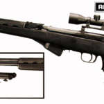ADV TECH BIPOD FOR SKS - FEATHERWEIGHT BLACK NYLON