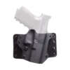 BLK Pnt Lthr Wing For Glk 17 Rh BLK