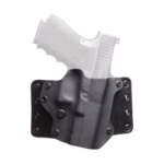 BLK Pnt Lthr Wing For Glk 17 Rh BLK