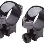 Burris Rimfire/Airgun Rings 1in Medium Black Gloss Steel