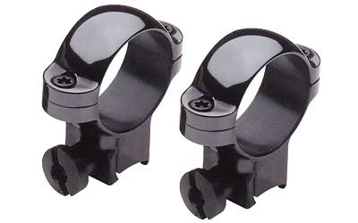 Burris Rimfire/Airgun Rings 1in Medium Black Gloss Steel