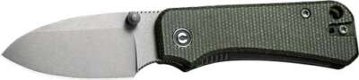 CIVIVI KNIFE BABY BANTER 2.34" - GREEN MICARTA/GRAY STNWSH