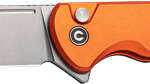 Civivi Knife Chevalier Ii 3.4" - Orange Aluminum/Satin Bttn Lk