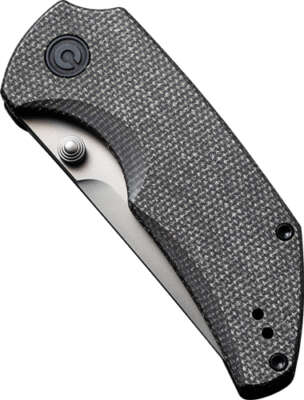 CIVIVI KNIFE THUG 2 2.69" DARK - GREEN MICARTA/SILVER BLADE