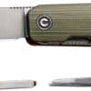 Civivi Knife Sendy 2.83" - Milled Green/Red G-10 Satin