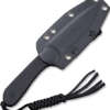 Civivi Knife Elementum 3.98" - Fixed Black G10/Black D2