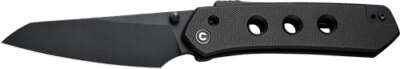 Civivi Knife Vision Fg 3.54" - Black G-10/Black Nitro V Blade