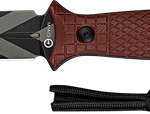 Civivi Knife Perfrico Fixed - 4.49" Bugundy G10/Striped Bld