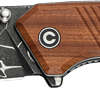 Civivi Knife Placoid 3.67" - Wood/Dimascus Blade Liner Lock