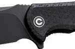 CIVIVI KNIFE PRAXIS 3.75" BLK - COARSE MICARTA/BLK STONEWASHE