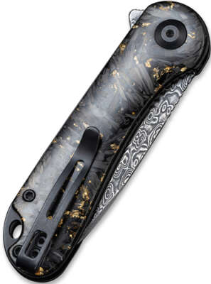 CIVIVI KNIFE ELEMENTUM 2.96" - SHREDDED CBN FBR/GOLDEN DMSCS