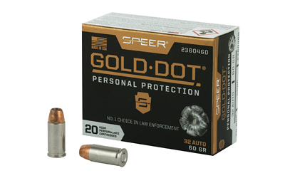Spr Gold Dot 32 ACP 60gr HP 20/200