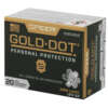 Spr Gold Dot 9mm 124gr HP 20/200