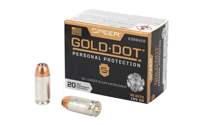 Spr Gold Dot 45 ACP 185gr HP 20/200