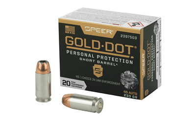 Spr Gold Dot 45 ACP 230G HP Sb 20/200
