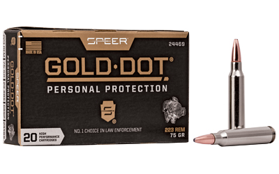 Spr Gold Dot .223 Rem 75gr SP 20/200