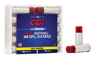 Cci 44Spl/Mag #4 Shotshell10/200