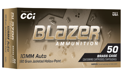 Blazer Brass 10mm 180gr JHP 50/500