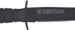 Smith & Wesson S&Amp;W Knife Ops Survival W/Tanto - 6" Fixed Blade Blackened S/S OEM Part