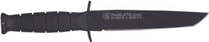 Smith & Wesson S&Amp;W Knife Ops Survival W/Tanto - 6" Fixed Blade Blackened S/S OEM Part
