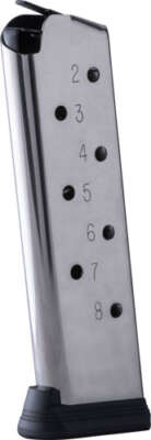 CHECKMATE MAGAZINE 1911   FULL - SIZE 45ACP STAINLESS 8RD