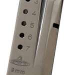 CHECKMATE MAGAZINE S&W SHIELD - 9MM STAINLESS 7RD