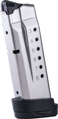 CHECKMATE MAGAZINE S&W SHIELD - 9MM STAINLESS 8RD