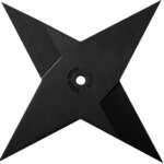 Cold Steel Medium Sure Strike - Throwing Star 3-Pack Black