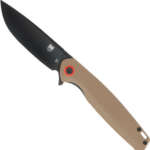 Cobratec Rath 3.5" Folder - Brown D2 Black Blade