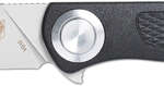 COBRATEC EDC SCOUT BUTTON LOCK - 3.12" BLACK STAINLESS STEEL