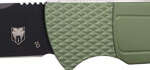 Cobratec Viper Auto Folder - 3.12" OD Green/Stn D2 BLK Bld