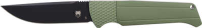Cobratec Viper Auto Folder - 3.12" OD Green/Stn D2 BLK Bld
