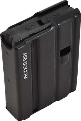 D&H TACTICAL MAGAZINE 458SOC - 4RD BLK W/LASER LOGO AR15
