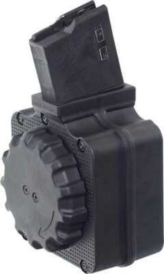 Pro Mag Magazine AR-308 308 - 50rd Drum BLK Polymer